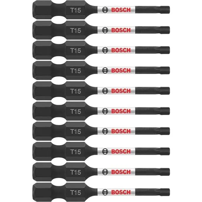 Bosch ITT152B 10-Piece Impact Tough 2 In. Torx #15 Power Bits Mega Sale
