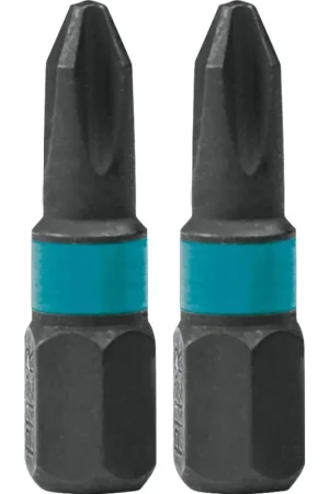 Final Sale Makita A-98837 ImpactX #2 Phillips Drywall 1" Insert Bit, 2/pk