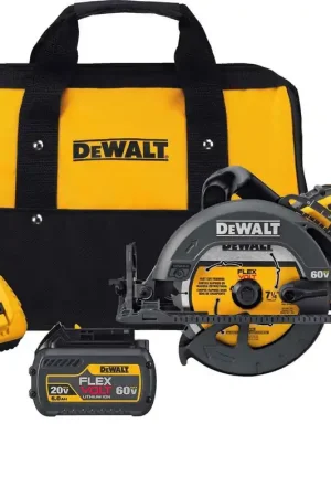 Best Choice DeWalt DCS577X1 Flexvolt 60V MAX 7-1/4-Inch Worm Drive Style Saw, 9.0Ah