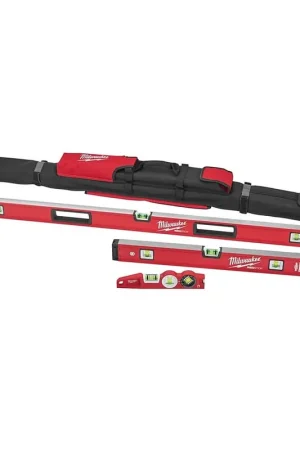 Milwaukee MLBXC48 REDSTICK 4-Piece Level Starter Set Shop Now