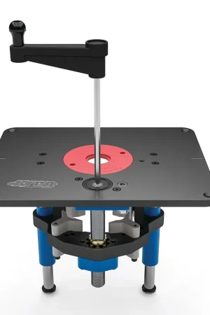 Kreg Precision Router Lift 9-1/4 in. x 11-3/4 in. Router Table Accessory for Above-Table Bit Changes (PRS5000) Best Price