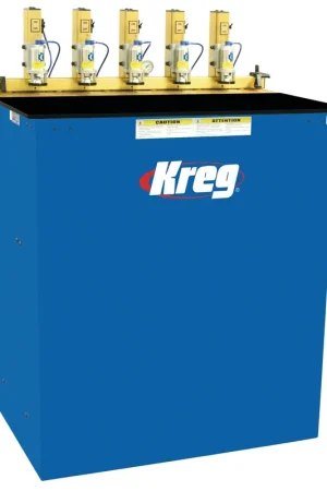 Kreg Tool Five-Spindle Pneumatic Panel-Boring Pocket Hole Machine (DK5100) Hot Picks