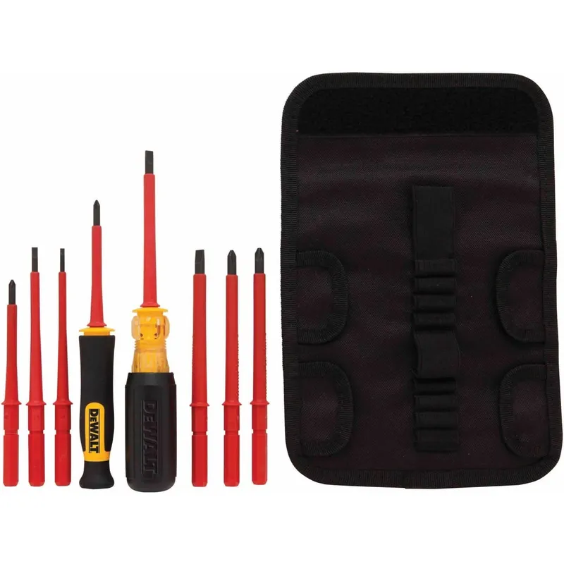 Clearance DeWalt DWHT66417 Vinyl Grip Insulated Screwdriver Set