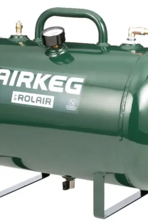 Rolair AIRKEGPLUS Auxiliary 10-Gallon Compressor Tank w/ (4) 3/8 in. NPT Ports Flash Sale