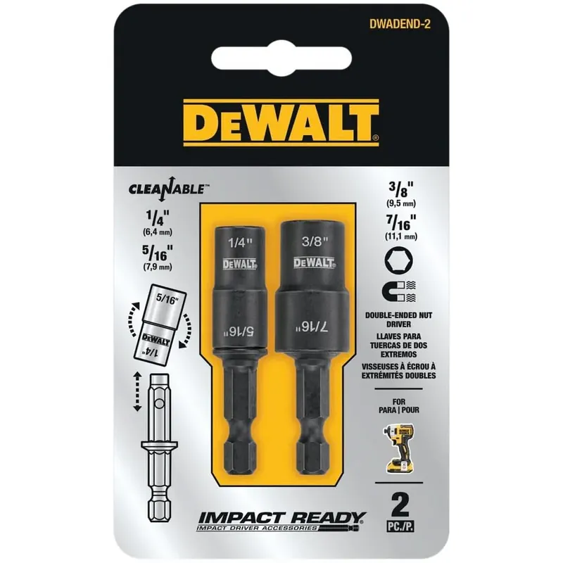 DeWalt DWADEND-2 2-Piece Reversible Nut Driver Set Top Pick