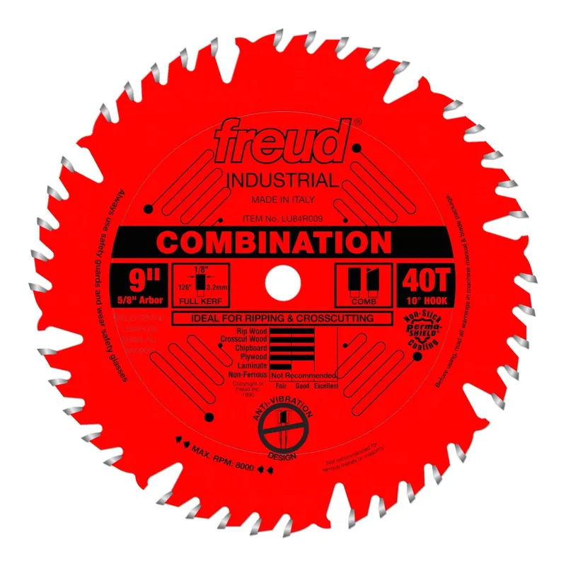Final Sale Freud LU84R009 9 in. Combination Blade