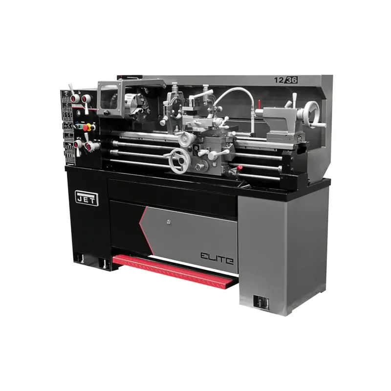 Factory Price JET 892306 E-1236VS With ACU-RITE 203 DRO With Taper Attachment and Collet Closer