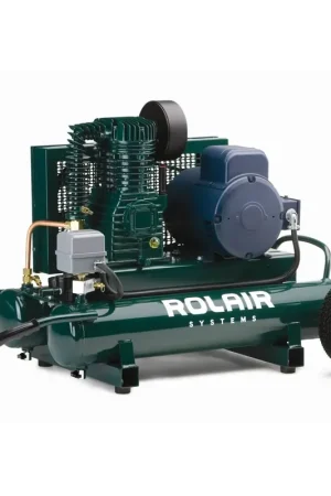 Place Order Rolair 3095K18-0001 Heavy Duty 3 HP Wheeled Compressor