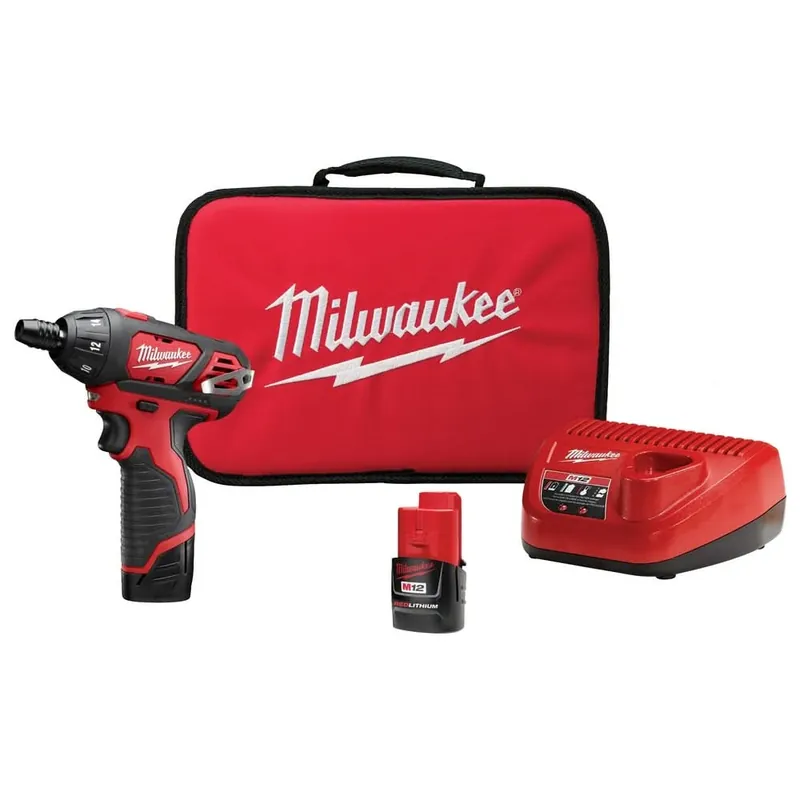 Next Day Delivery Milwaukee 2401-22 M12 Cordless Screwdriver Kit