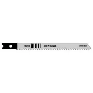 Milwaukee 48-42-0540 3-5/8" 10 TPI High Carbon Steel Jigsaw Blade, 5-Pack Secure Checkout