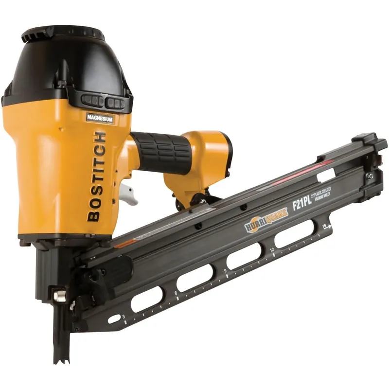 Bostitch F21PL2 21-Degree Plastic Collated Framing Nailer Free Returns