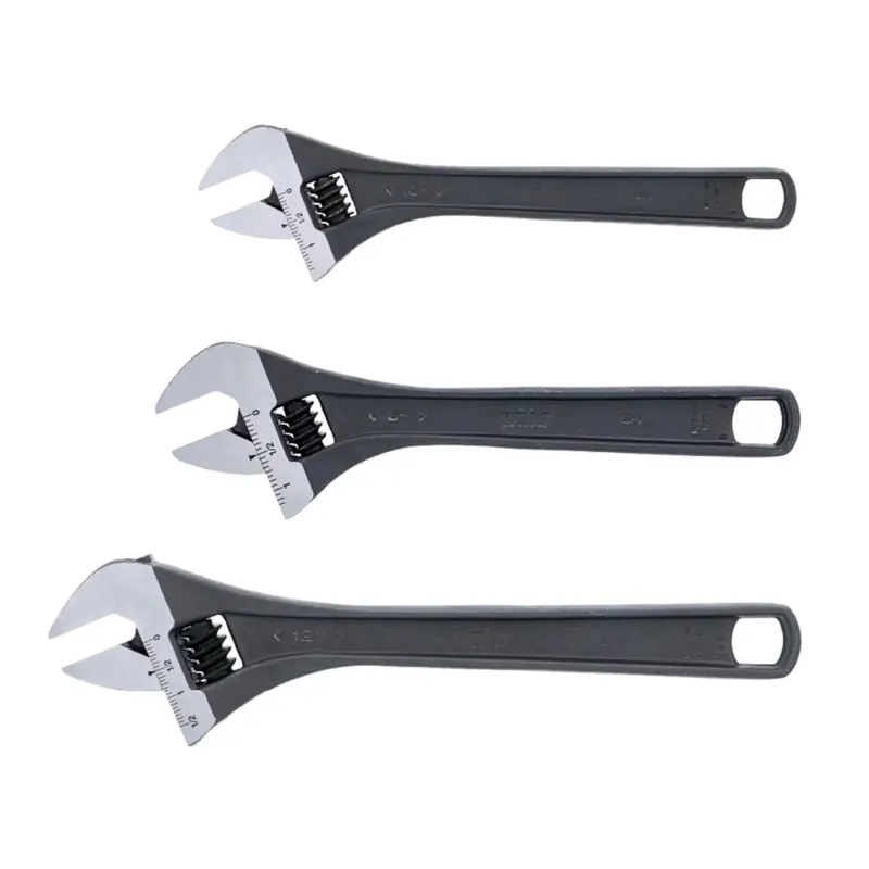 Fast Shipping Wiha 76280 3-Piece Adjustable Wrench Set