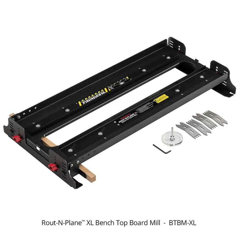 Flash Sale Woodpeckers BTBM-XL Rout-N-Plane Benchtop Board Mill XL - 24 in. Capacity