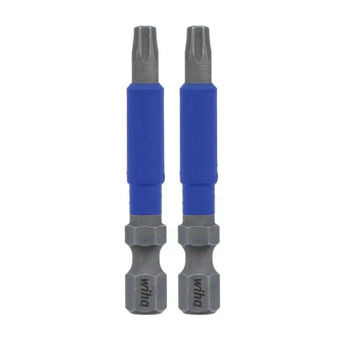 New Arrival Wiha 70218 TerminatorBlue Impact Bit, Torx T15, 2 in. (2-Pack)