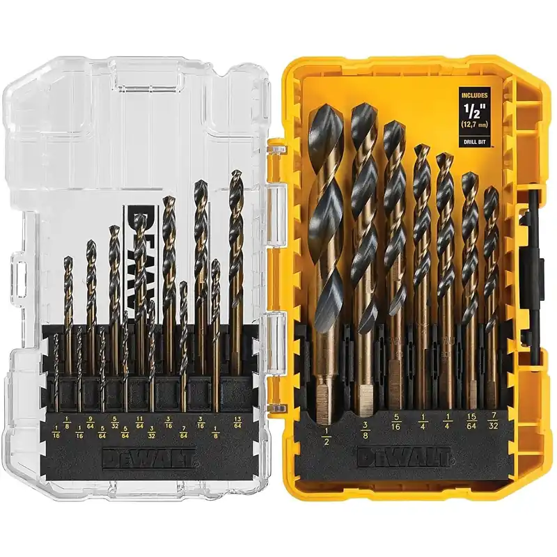 DeWalt DWA1181 21-Pack Black Oxide Twist Drill Bit Set Markdown