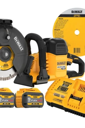 Affordable DeWalt DCS692X2 FLEXVOLT 60V MAX Brushless 9" Cut-off Saw 9.0Ah Kit