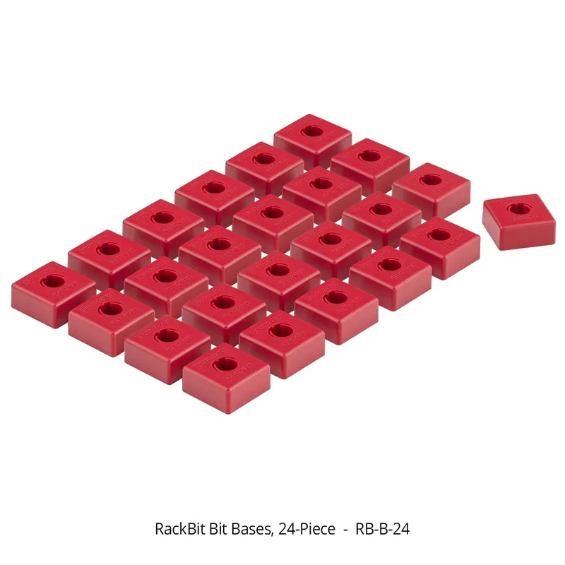 Genuine Woodpeckers RB-B-24 RackBit Bit Base (24-Pack)