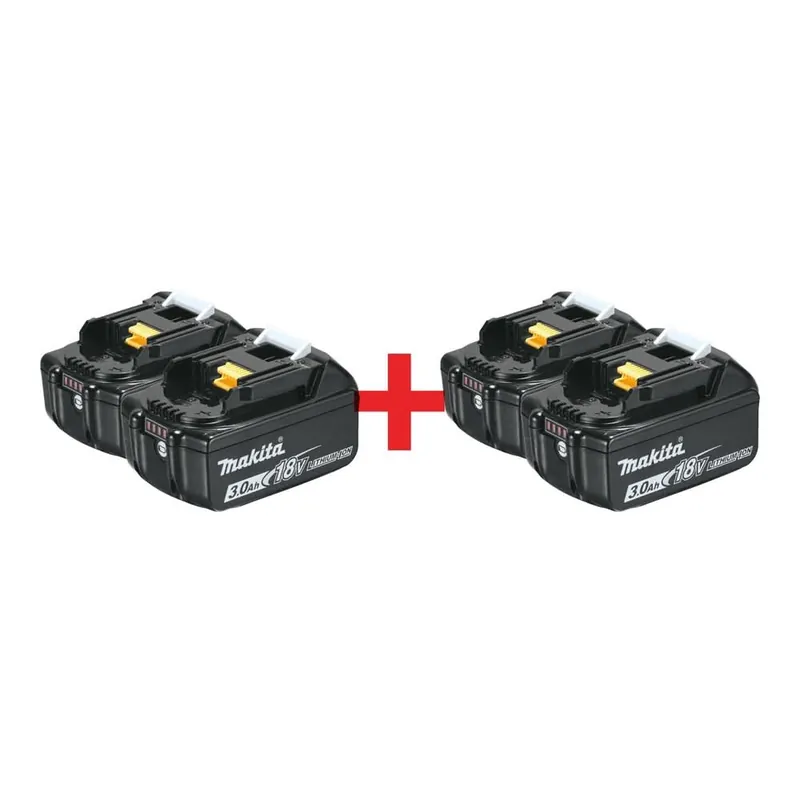 Big Sale Makita 18V 3.0Ah Battery, 4-Pack