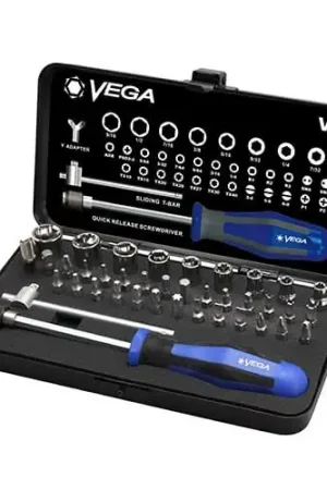 Vega V-39 39-Piece Bit, Socket & Hand Driver Set w/ Case Big Sale