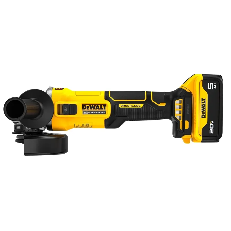 DeWalt DCG407P1 20V MAX* Brushless 4-1/2 in. Slide-Switch Grinder Kit Authentic