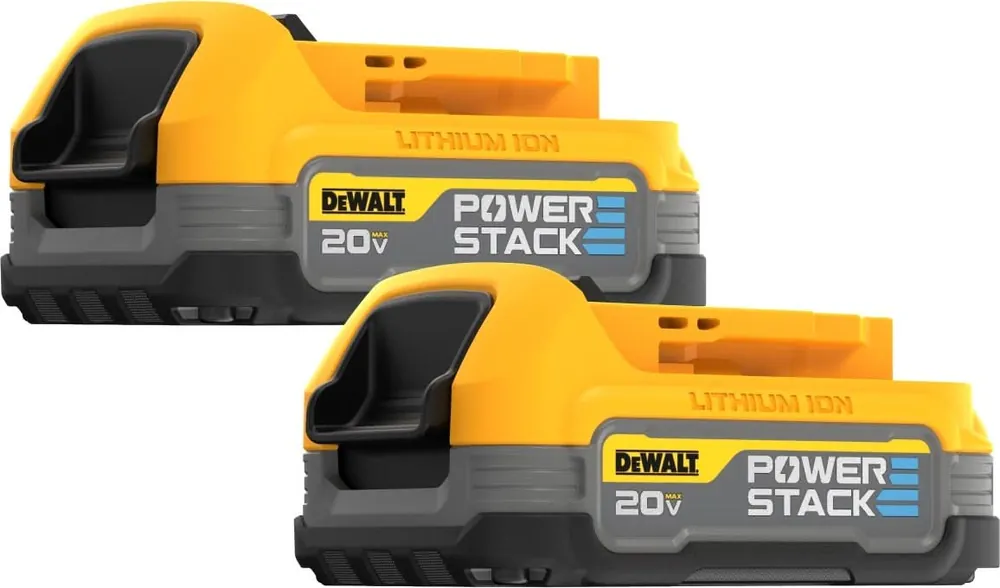DEWALT 20V MAX* DEWALT POWERSTACK Compact 2-Pack Batteries Budget