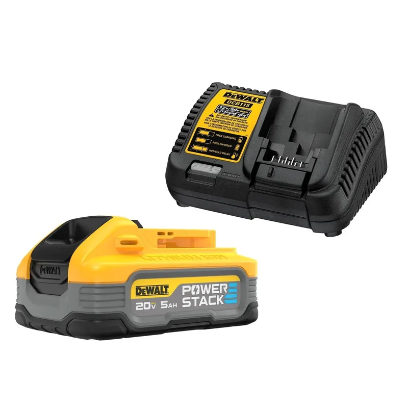 DeWalt 20V MAX POWERSTACK 5.0Ah Starter Kit Genuine