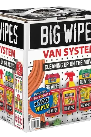 Fan Favorite Big Wipes Industrial Cleaning Van System
