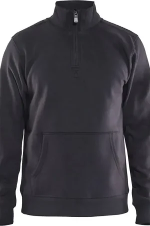 Affordable Blaklader 36551060 Half Zip Sweatshirt, Dark Grey