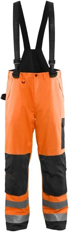 Hassle-Free Returns Blaklader 16851977 Hi-Vis Shell Pants, High-Visibility Orange / Black