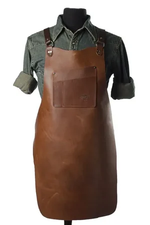 Latest Calavera Veg Tan Work Apron, Mahogany