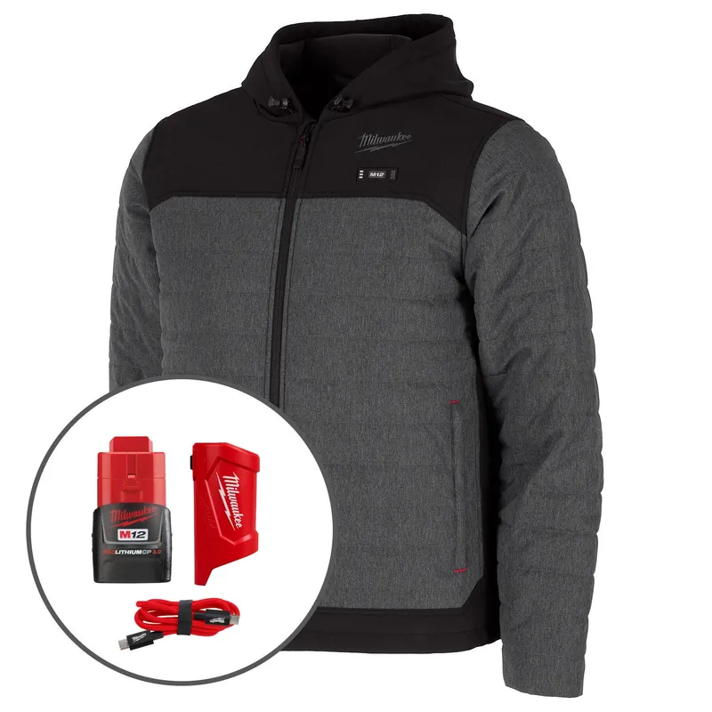 Weekend Sale Milwaukee M102 M12 Heated AXIS Jacket w/ HEXON Technology