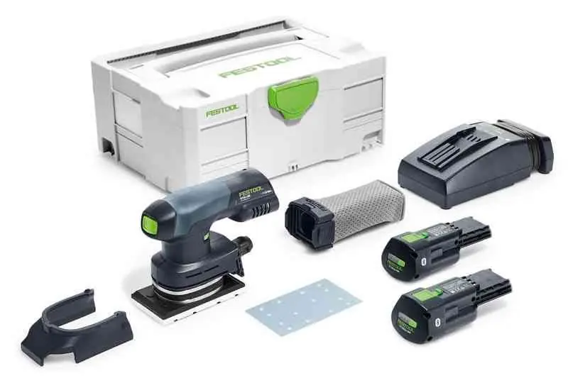 Popular Festool 577688 RTSC 400 18V Brushless Hybrid Cordless Sander Bluetooth 3.1Ah PLUS