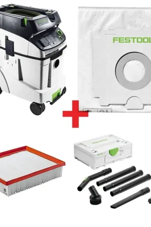 Weekend Sale Festool CT 48 EI HEPA Bluetooth Dust Extractor Pro Bundle
