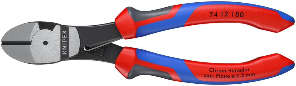 Knipex 74 12 180 High Leverage Diagonal Cutters-Spring Trusted Brand