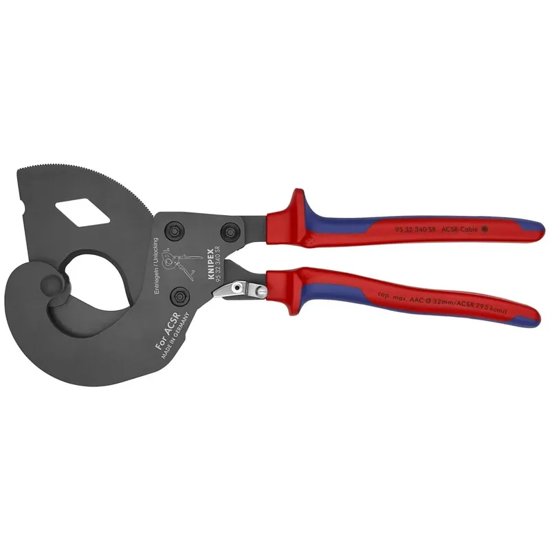 Knipex 95 32 340 SR US Ratcheting ACSR Cable Cutter Markdown