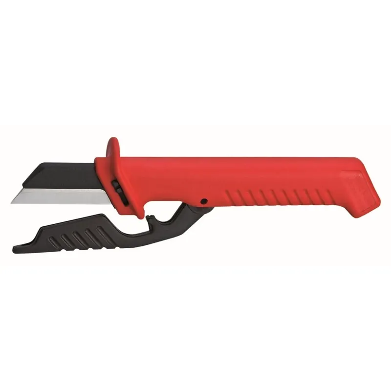 New Release Knipex 98 56 Cable Knife with Guard-1000V Insulated