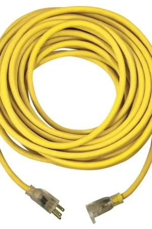 Shop Now Voltec 50-ft. 12/3 SJTW Indoor/Outdoor Extension Cord with Lighted End (05-00365)