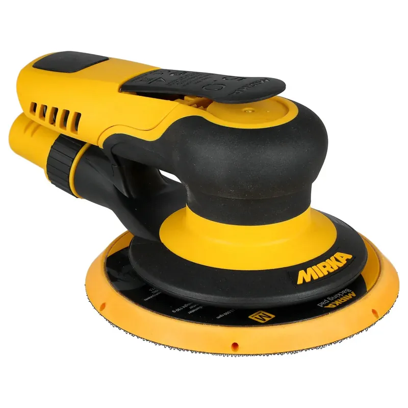 Buy Direct Mirka PROS 6-in. 5mm Pneumatic Random Orbital Sander with Central Vacuum Dust Extraction (MRP-650CV)