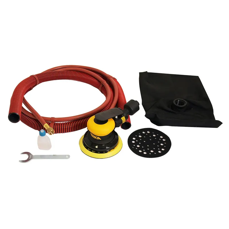Best Seller Mirka 5-in. 8mm Orbit Pneumatic Random Orbital Sander with Self-Generating Vacuum (MR-508SGV)