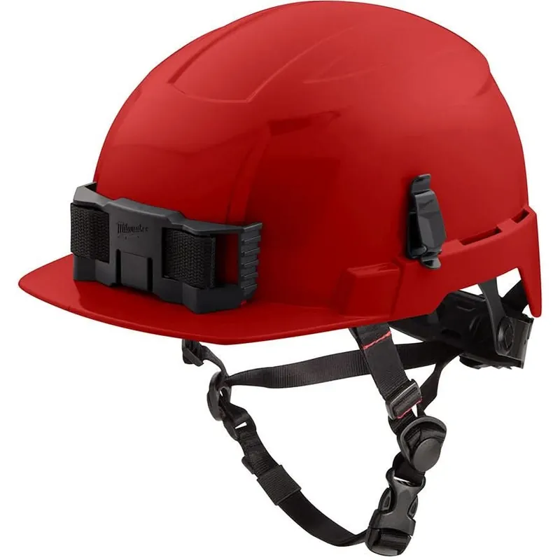 Genuine Milwaukee 48-73-1329 Red Front Brim Safety Helmet - Type 2, Class E