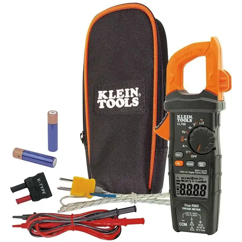 Klein CL700 Digital Clamp Meter, AC Auto-Ranging TRMS, Low Impedance (LoZ) Mode Last Chance