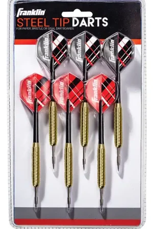 Franklin 56011 Dart Set, Steel Tip Dart, Nylon/Steel Weekend Sale
