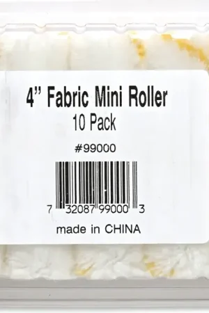 Whizz 99000 Roller Cover, 1/2 in Thick Nap, 4 in L, Fabric Cover Factory Price