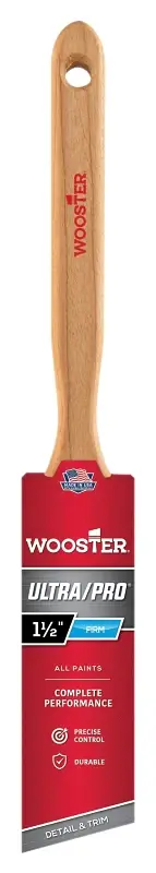 Today Only Wooster 4174-1-1/2 Paint Brush, Purple/Sable Brown, Maple Wood Handle, 1-1/2 in W, 2-7/16 in L Bristle, Sash Handle
