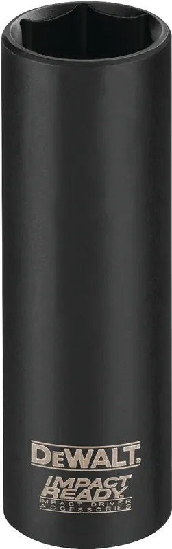 Big Sale DEWALT IMPACT READY DW2286 Impact Socket, 1/2 in Socket, 3/8 in Drive, Square Drive, 6-Point, Steel, Black Oxide