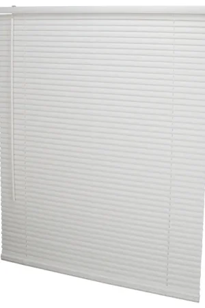 Save Now Simple Spaces PVCMB-9A Blind, 64 in L, 34 in W, Vinyl, White