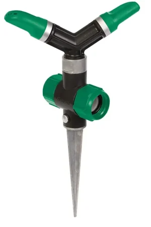 Markdown Gilmour Mfg 813423-1003 Whirling Sprinkler with Spike Base, 1800 sq-ft, Metal/Plastic