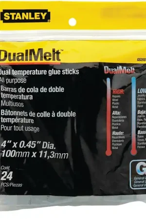 Best Choice STANLEY GS20DT Glue Stick, Resin, Clear, 24 Pack