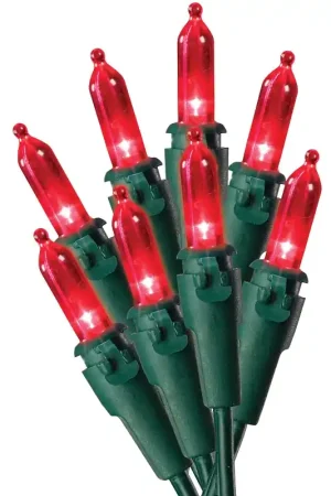 Super Sale Sylvania W11L1258 Light Set, Christmas, 120 V, 4.8 W, LED Lamp, Red Lamp, 25,000 hr Average Life