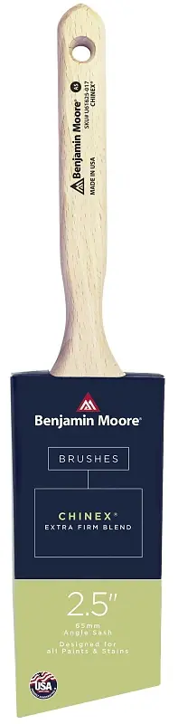 Benjamin Moore U61625-017 Paint Brush, Extra-Firm Brush, 2-15/16 in L Bristle, Chinex Bristle, Angle Sash Handle Hot Picks
